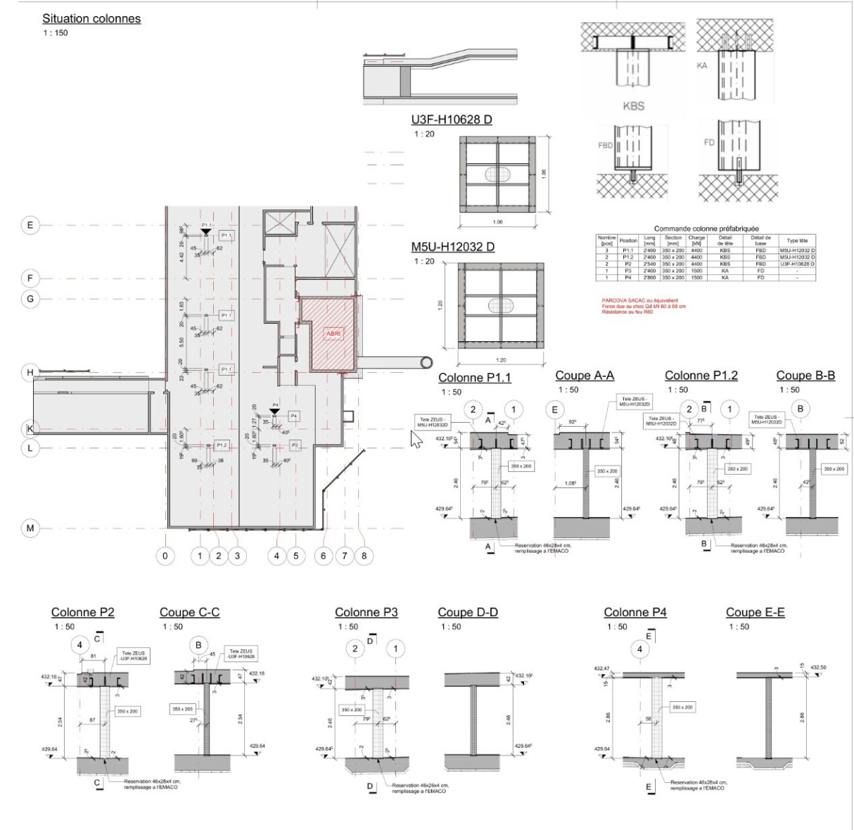 Formwork Drawings examples