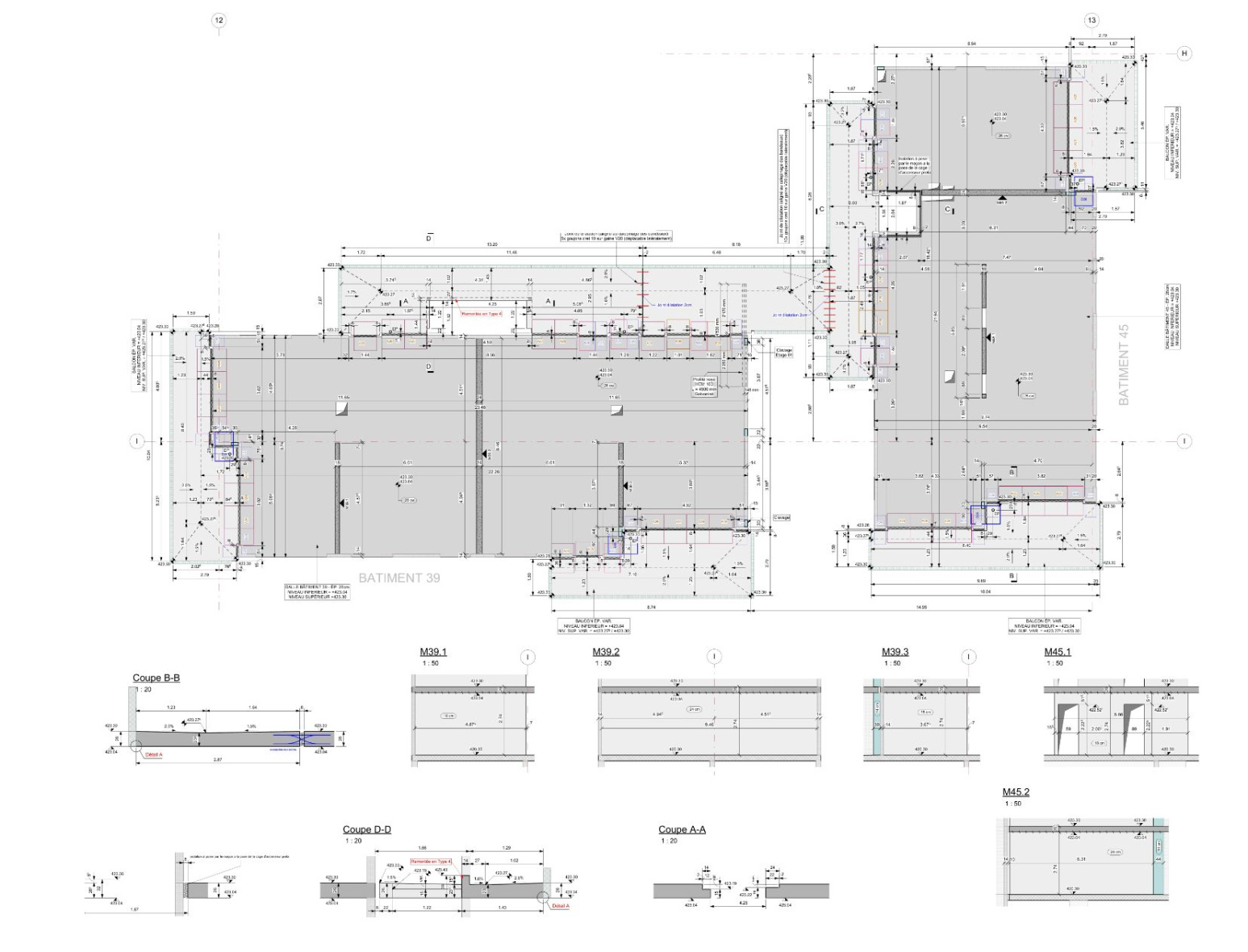 Formwork Drawings examples