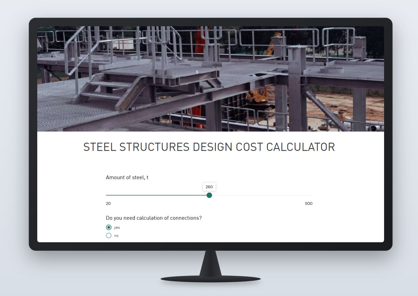 steel structures cost calculator