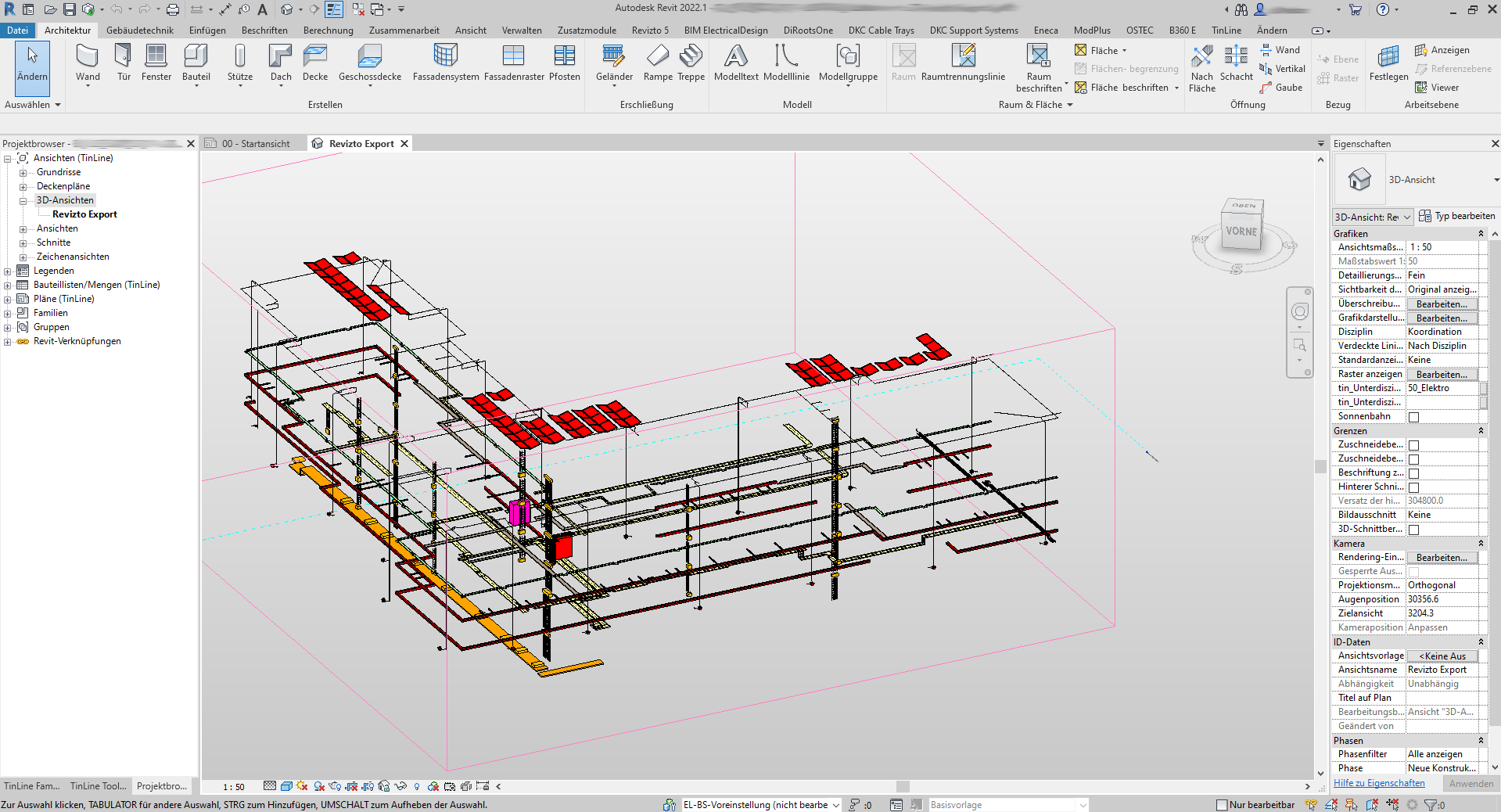 Electrical modeling for Helvetia Campus Basel
