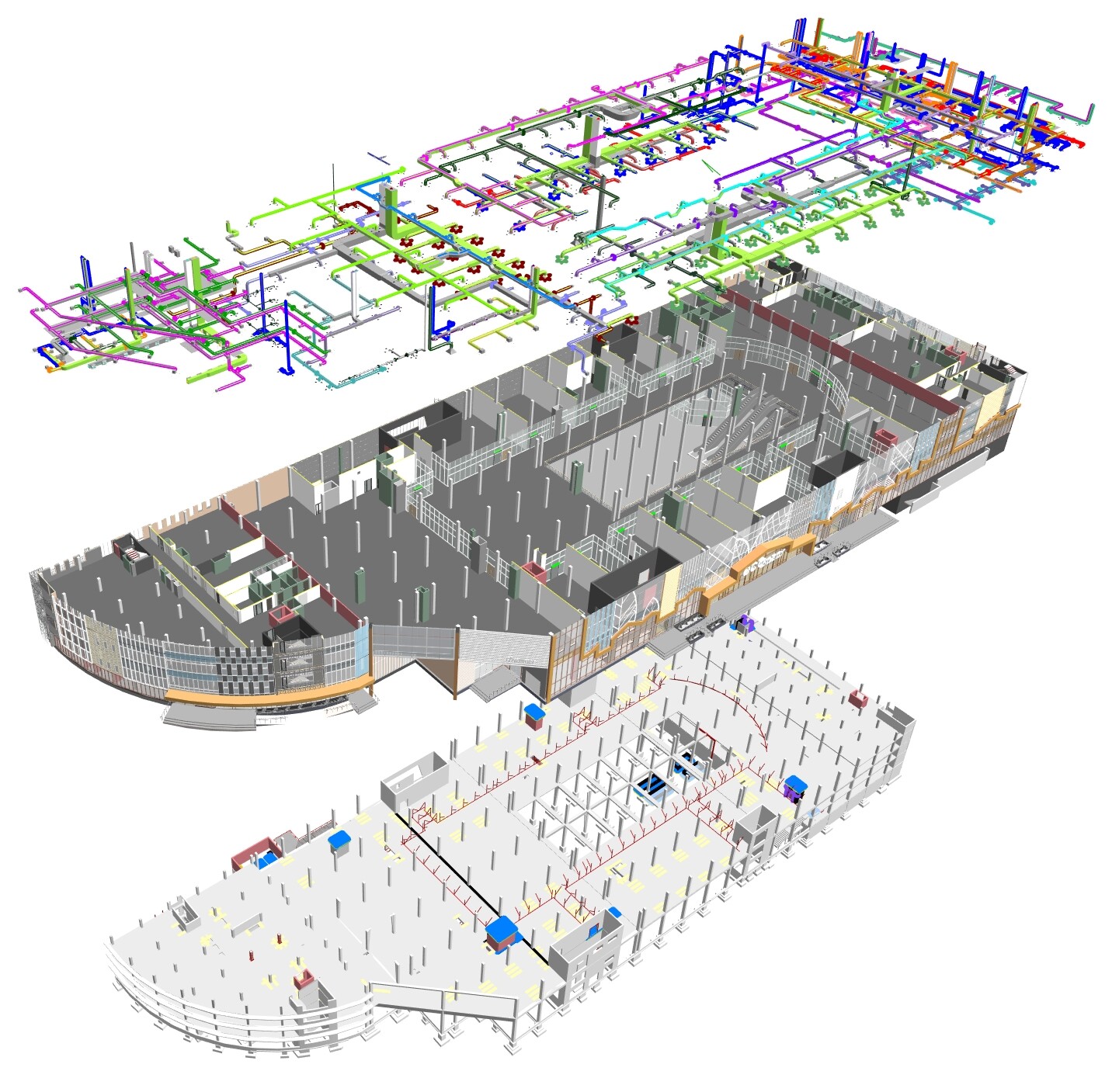 Local Market BIM design in Revit, HVAC and MEP Analysis & Design