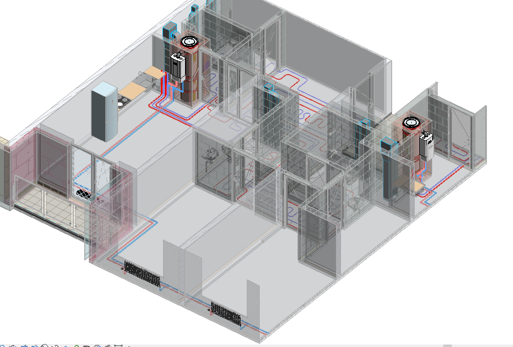 Image showcasing HVAC systems for residential complex in Tashkent