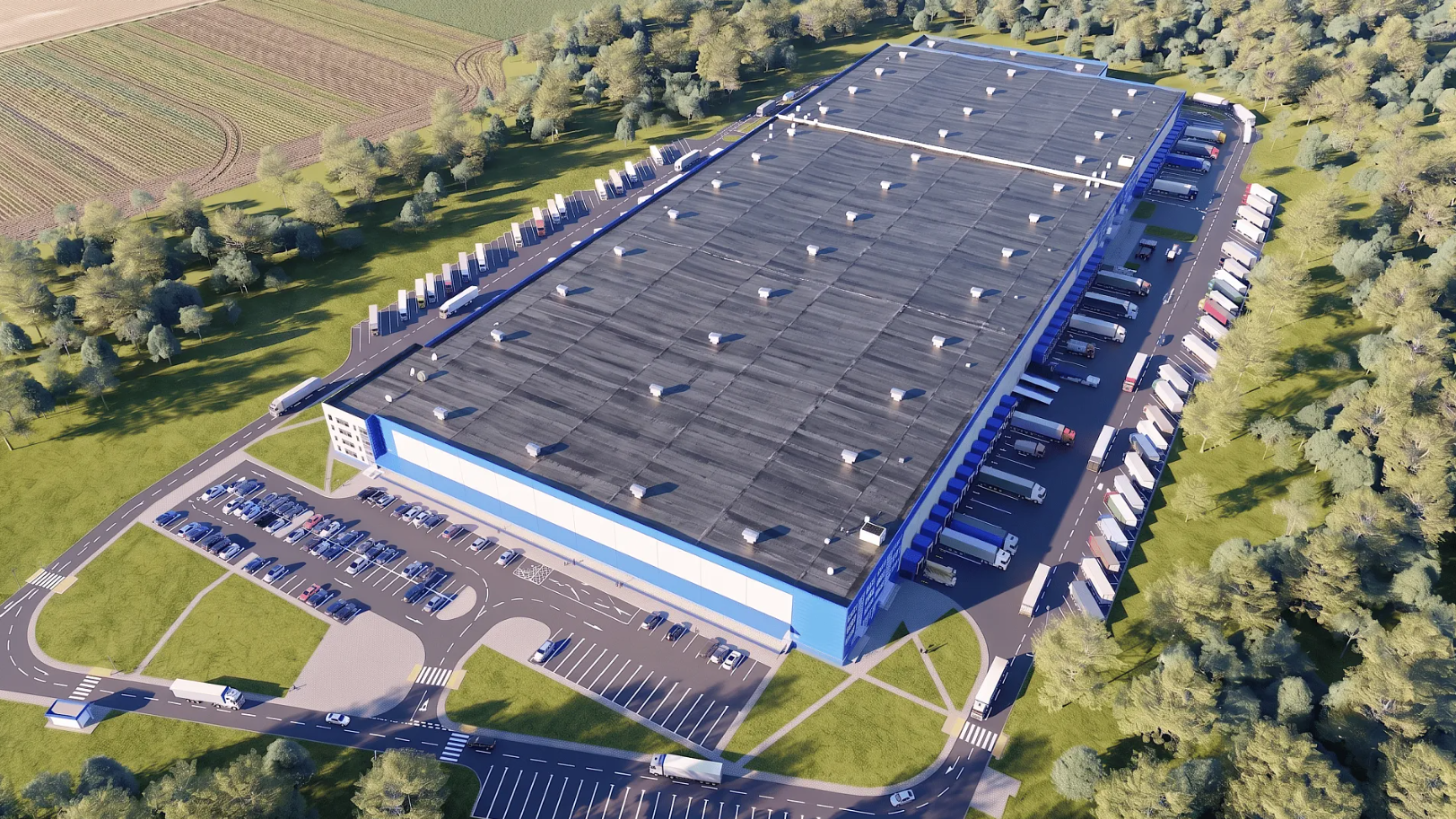 Warehouse, logistics centre design and construction