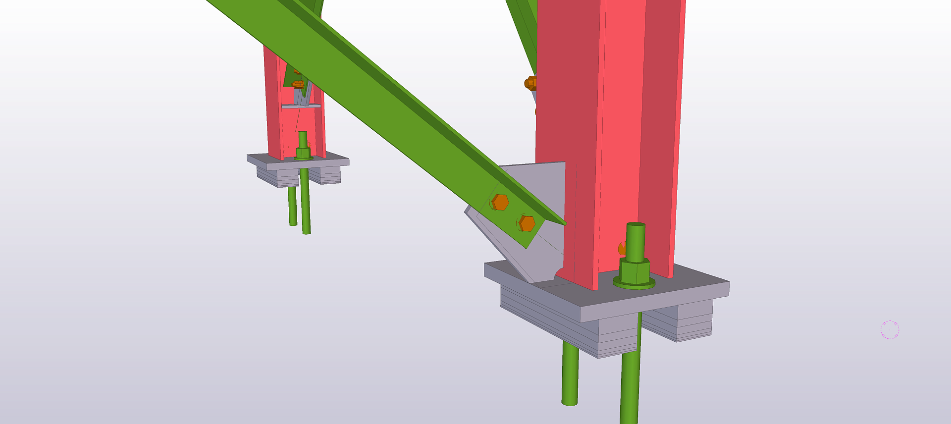 Steel structural desing for Bucket Elevator Tower