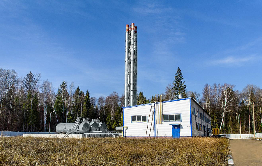 Hot-water boiler house reconstruction