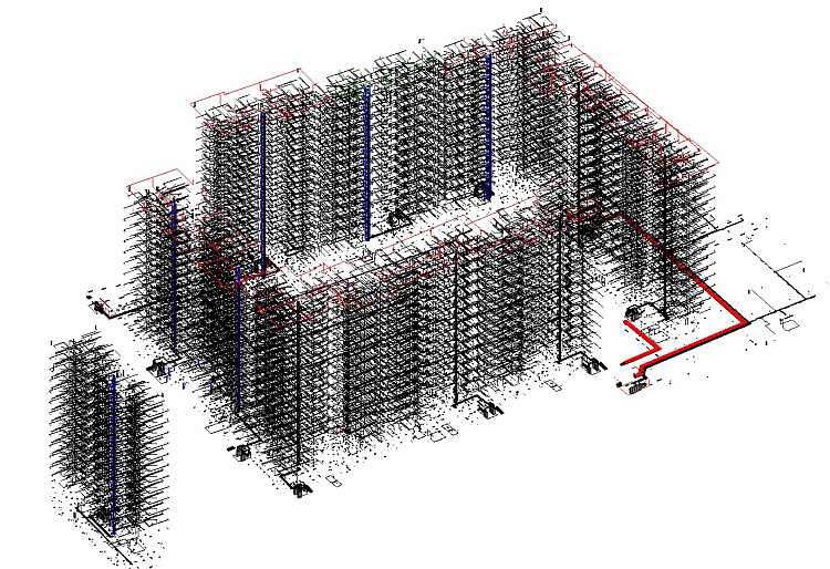 Electrical infrastructure for residential complex