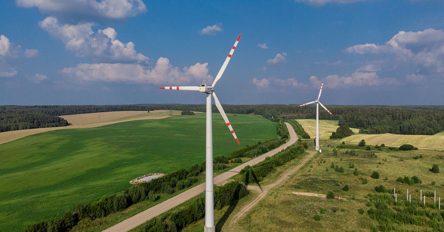 Conception d'un parc éolien avec deux turbines