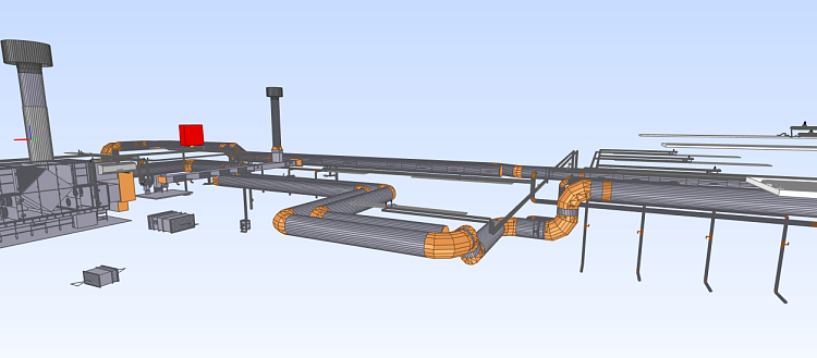 HVAC for biogas plant