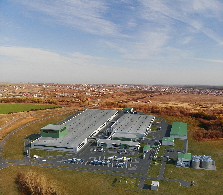 Usine de beurre et de fromage