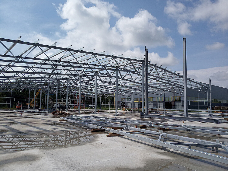 Solid resins production plant