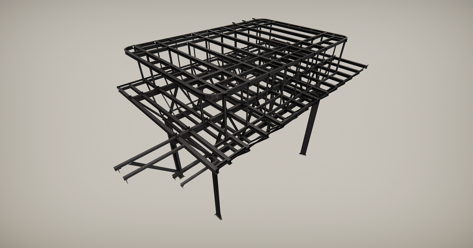 Hôtel des Anciens Prêtres | Structural Steel Detailing