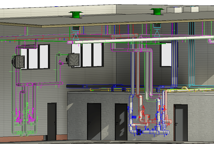 Water supply and sanitation for residential area 