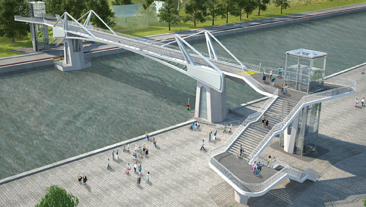 Brug met helling in België